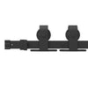 Musta liukuovi hardware kit Kacenco 213cm (teräs)