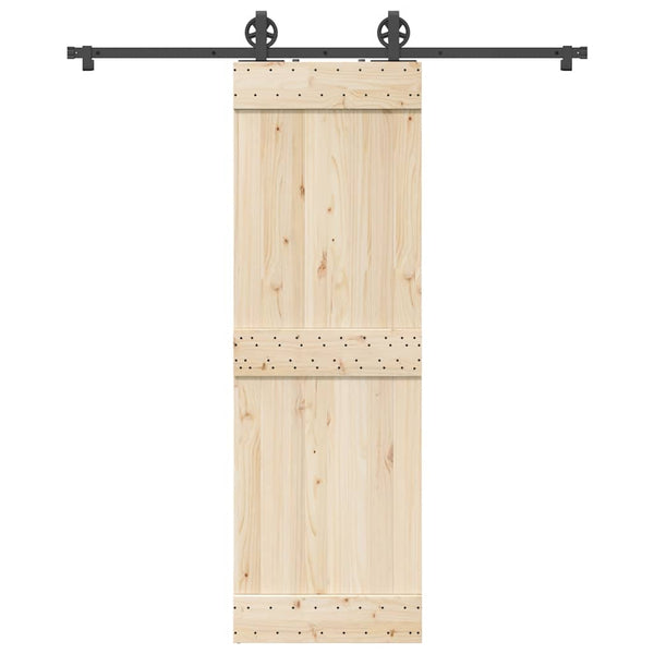 Musta liukuoven asennussarja teräs Trawfeeq 183cm