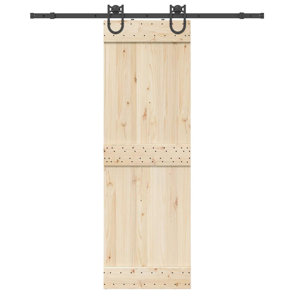 Musta liukuoven asennussarja teräs Handric 183cm