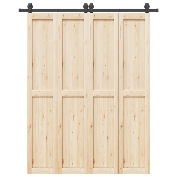 Musta liukuoven asennussarja teräs Alden 183cm