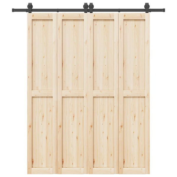 Musta liukuoven asennussarja teräs Alden 200cm