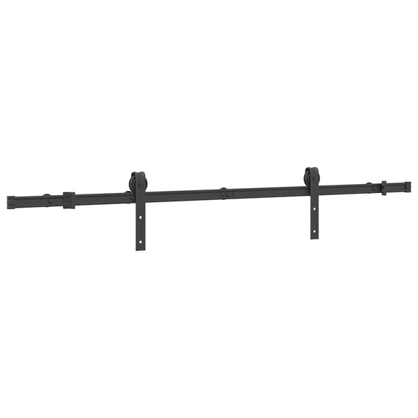 Musta liukuoven asennussarja teräs Capris 183cm