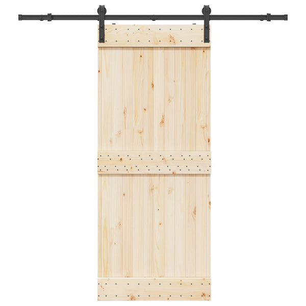 Musta liukuoven asennussarja teräs Capris 183cm