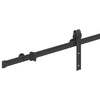 Musta liukuoven asennussarja teräs Capris 200cm