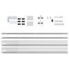 Sliver liukuovi hardware kit Orviliu 200cm (alumiiniseos)