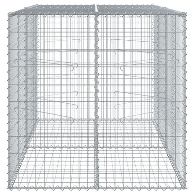 Kivikori katolla 200x100x100 cm galvanoitu rauta