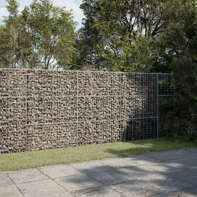 Kivikori katolla 300x100x150 cm galvanoitu rauta
