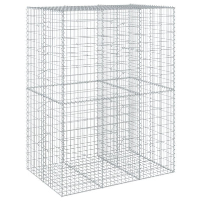 Kivikori katolla 150x100x200 cm galvanoitu rauta