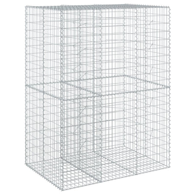 Kivikori katolla 150x100x200 cm galvanoitu rauta