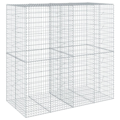 Kivikori katolla 200x100x200 cm galvanoitu rauta