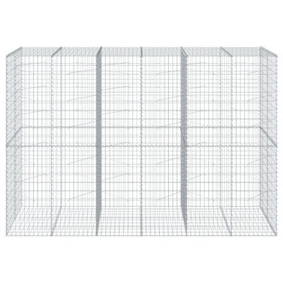 Kivikori katolla 300x100x200 cm galvanoitu rauta