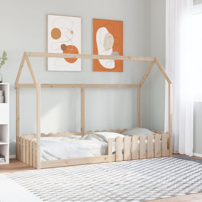 Lasten talo sängynrunko 80x200 cm täysi mänty