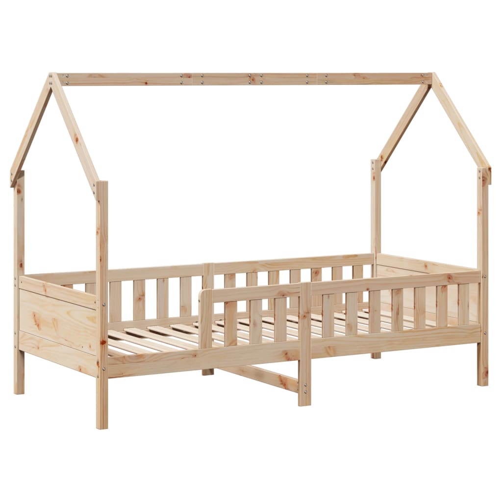 Lasten talonmuotoinen sängynrunko Nazam 90x200cm (mänty)