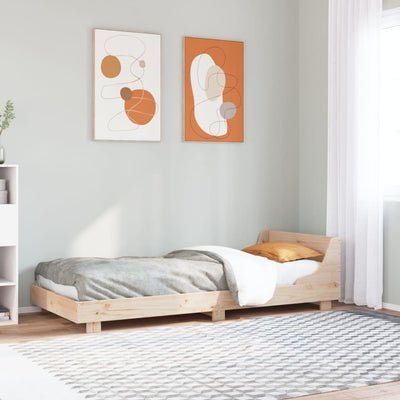 Sängynrunko ilman patjaa 100x200 cm täysi mänty