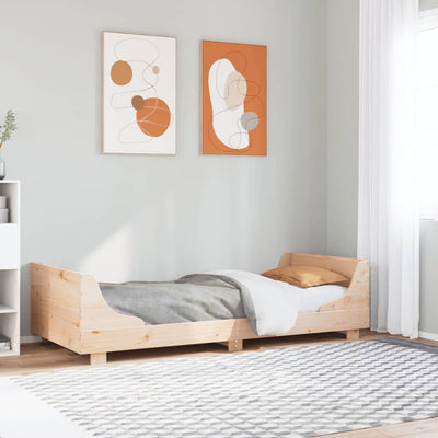 Sängynrunko ilman patjaa 75x190 cm täysi mänty