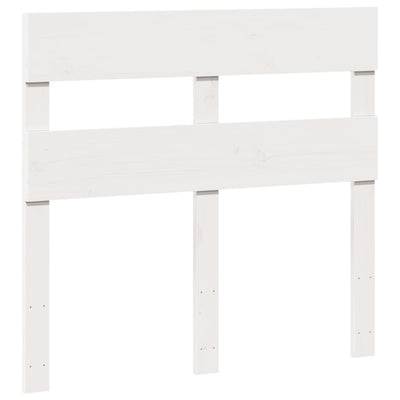 Sängynrunko ilman patjaa päädyllä 75x190 cm täysi mänty