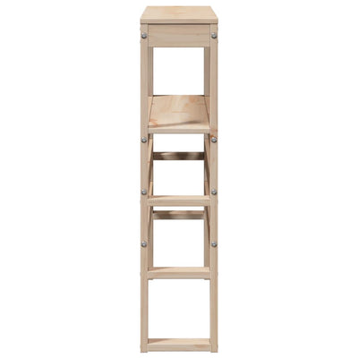 Sängynpääty hyllyillä Nor 100cm (mänty)