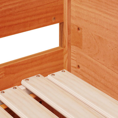 Vahanruskea vuodesohva rullilla Livina 90x200cm (mänty)