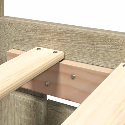 Sonoma-tammi sängynrunko päädyllä Andersen 160x200cm (puinen)