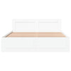 Valkoinen sängynrunko päätylevyllä Andersen 150x200cm (puinen)