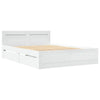 Valkoinen sängynrunko päätylevyllä Andersen 140x200cm (puinen)
