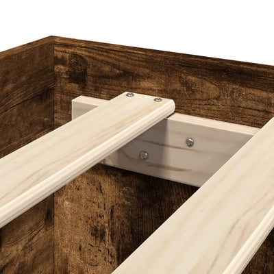 Savutammi sängynrunko päätylevyllä Andersen 140x200cm (puinen)