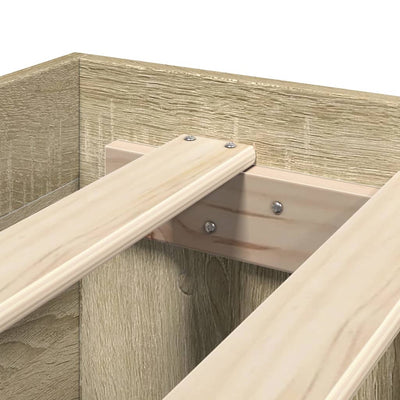 Sonoma tammi sängynrunko Hristudora 120x200cm (puinen)