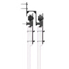 Hardware Kit Musta Teräs Liukuovi 400 cm