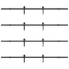 Teräs Musta Liukuovi Hardware Kit 427 cm