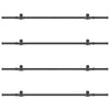 Liukuovi Hardware Kit 427 cm Teräs Musta