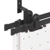Liukuovi Hardware Kit 427 cm Teräs Musta