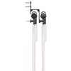 Liukuovi Hardware Kit 400 cm Teräs Musta