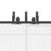 Liukuovi Hardware Kit 400 cm Teräs Musta