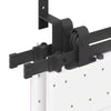 Liukuovi Hardware Kit 400 cm Teräs Musta