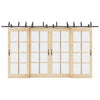 Liukuovi Hardware Kit 400 cm Teräs Musta