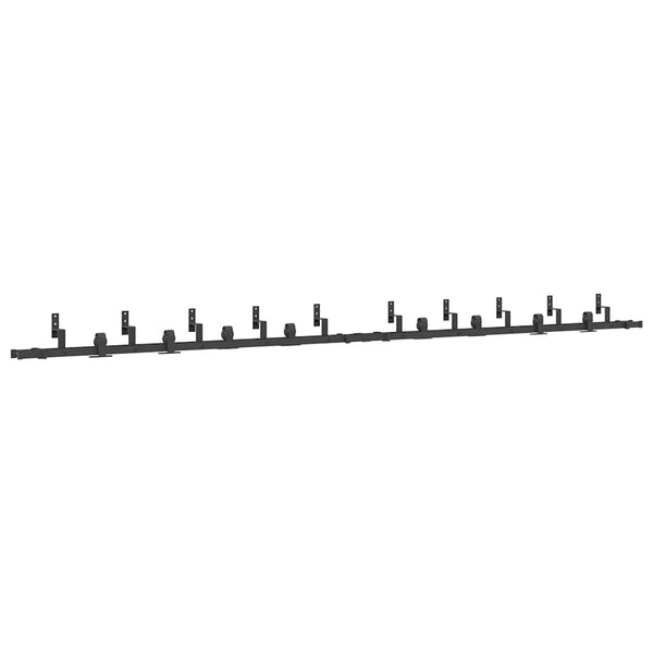 Liukuovi Hardware Kit 427 cm Teräs Musta