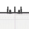 Liukuovi Hardware Kit 427 cm Teräs Musta