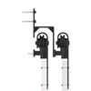 400 cm Musta Teräs Liukuovi Hardware Kit