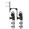 Mustat Teräsliukuovet Hardware Kit 427 cm