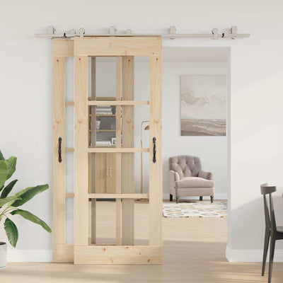 Hopea liukuoven asennustarvikkeet Noruca 200cm (ruostumaton teräs)