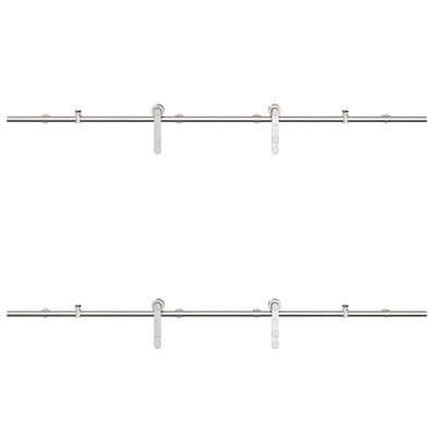 Hopea liukuoven asennustarvikkeet Marijen 183cm (ruostumaton teräs)