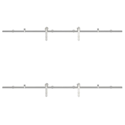 Hopea liukuoven asennustarvikkeet Marijen 200cm (ruostumaton teräs)