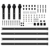Liukuovi Hardware Kit 427 cm Teräs Musta