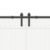 Liukuovi Hardware Kit 427 cm Teräs Musta