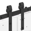 Liukuovi Hardware Kit 427 cm Teräs Musta