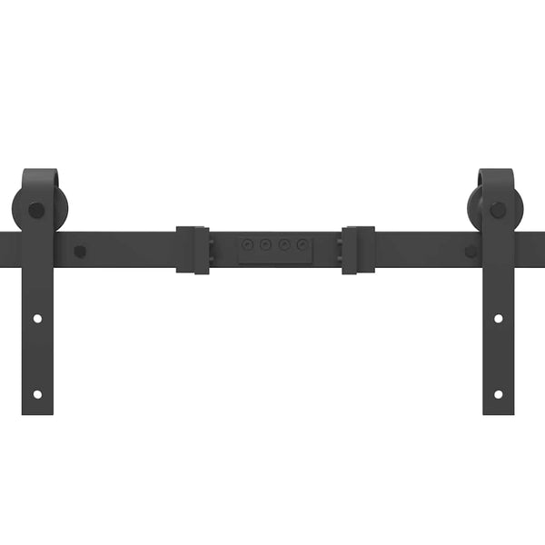 Liukuovi Hardware Kit 427 cm Teräs Musta