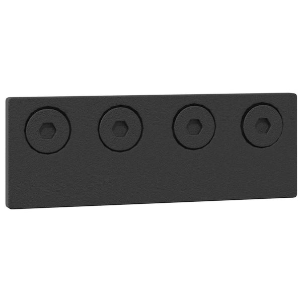 Musta liukuovi hardware kit Fimu 427cm (teräs)