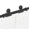 Liukuovi Hardware Kit 427 cm Teräs Musta