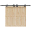 Musta liukuovi hardware kit Marghiloman 400cm (teräs)