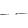 Musta liukuovi hardware kit Aftenie 427cm (teräs)
